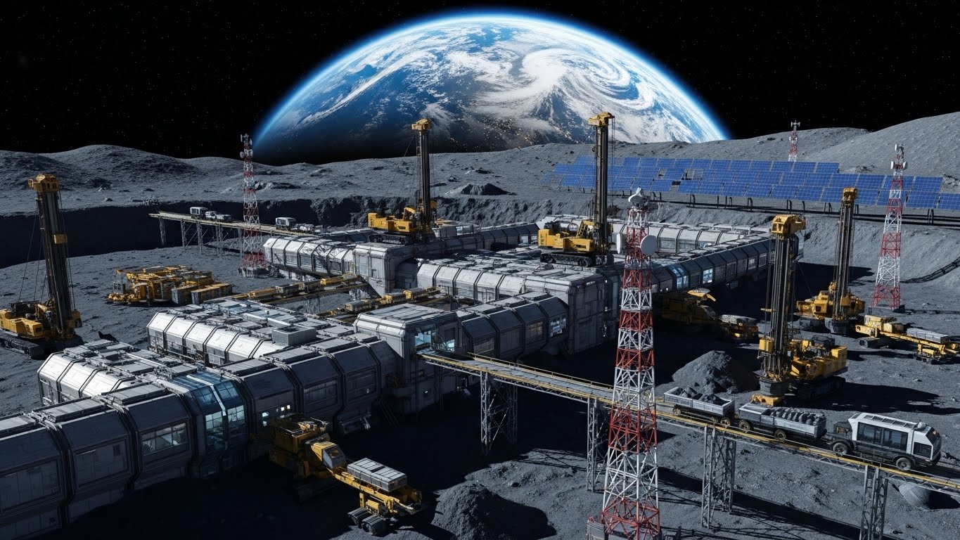 What If the Moon Becomes a Commercial Mining Colony?